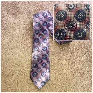MURANO Medallion Print SILK TIE *Hand Tailored*
